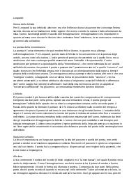 Appunti Letteratura Quinto Anno