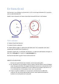 matematica: definizioni e caratteristiche delle funzioni