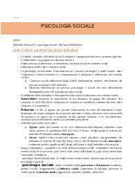 sbobine di psicologia sociale