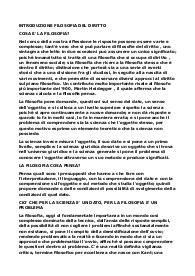 appunti di filosofia del diritto. prof. Di Santo