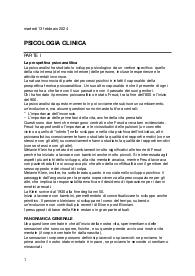 PSICOLOGIA CLINICA