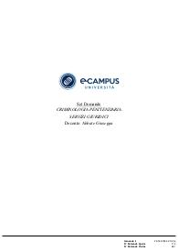 Paniere di CRIMINOLOGIA PENITENZIARIA, Prof ABBATE, ECAMPUS - Chiuse