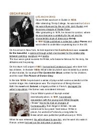 Oscar Wilde and The Picture of Dorian Gray