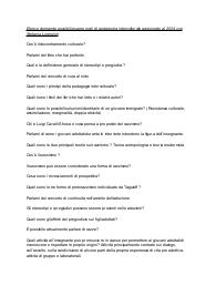 Elenco possibili domande esame orale di pedagogia interculturale con Stefania Lorenzini aggiornato a luglio 2024