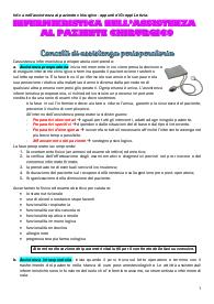 infermieristica nell'assistenza al paziente chirurgico