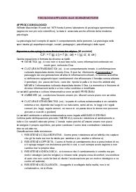 PSICOLOGIA APPLICATA ALLE SCIENZE MOTORIE