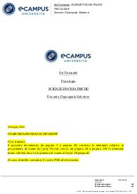 Paniere 2024 di SCIENZE PSICHIATRICHE, Prof DIPASQUALE, ECAMPUS - Chiuse - AGGIORNATE 2024