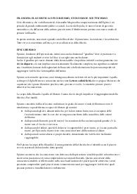 Appunti sulla filosofia ellenistica