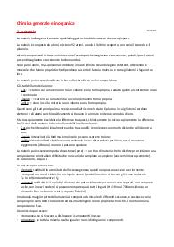 Appunti di chimica generale e inorganica, prof Ragaini, Unimi