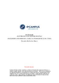UNIVERSITA'E CAMPUS SET DOMANDE-ELETTRONICA DEI SISTEMI DIGITALI INGEGNERIA INFORMATICA E DELL'AUTOMAZIONE (D.