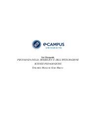 Paniere di PSICOLOGIA DELLA DISABILITA’ E DELL’INTEGRAZIONE, Prof MANZONI, ECAMPUS - Chiuse