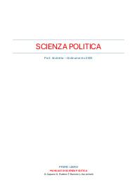 Manuale di scienza politica capitolo 8-12