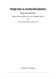Appunti di Comunicazione d’impresa - Roma Tre - Principato