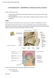 Appunti di Oftalomologia (aa 2023-2024) UniSR