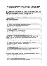 riassunto storia della letteratura italiana contemporanea-Luperini