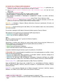 Appunti cause prima guerra mondiale