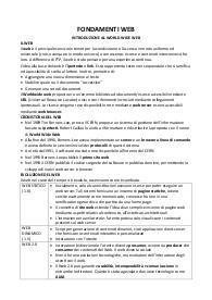 Appunti di Fondamenti Web