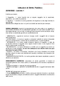 Appunti completi di istituzioni di diritto pubblico