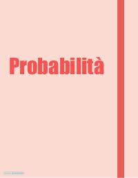 Probabilità: teoria