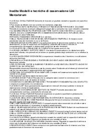Modelli e Tecniche di Osservazione