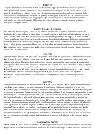 Riassunto su Svevo