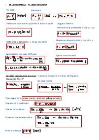 FORMULARIO FLUIDOSTATICA-FLUIDODINAMICA