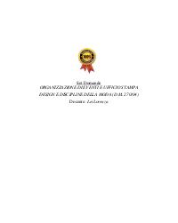 Paniere ORGANIZZAZIONE DI EVENTI Ecampus