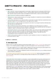 Riassunto libro di diritto privato - Formato A3