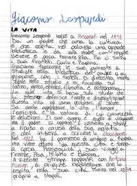 Giacomo Leopardi: la vita