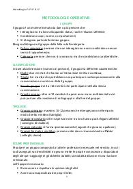 riassunti metodologie operative