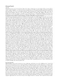 Vita e opere di Pascoli