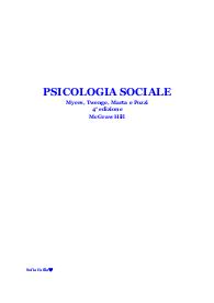Riassunti ed appunti di Psicologia sociale