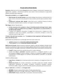Economia Aziendale Riassunto + esercizi + bilancio e riclassificazione svolti