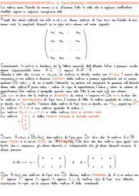 Appunti teorici di Geometria e Algebra lineare