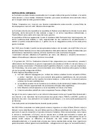 appunti sul primo dopoguerra della Germania