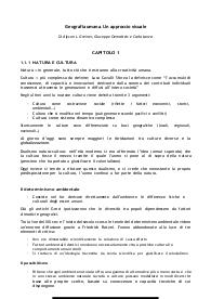 Riassunto: “Geografia umana. Un approccio visuale” di Alyson L. Greiner, Giuseppe Dematteis e Carla Lanza