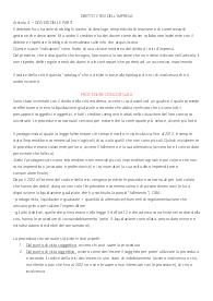 APPUNTI LEZIONI DIRITTO DELLA CRISI D'IMPRESA
