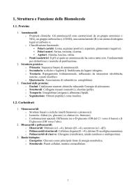 Riassunto biochimica lehninger