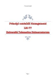 Principi contabili - Management LM-77 - Temematica Unimercatorum