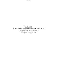 Paniere AFFIDABILITA' E SICUREZZA DELLE MACCHINE INGEGNERIA INDUSTRIALE Docente Mancini Edoardo ECAMPUS RISPOS