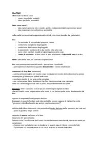 Appunti di filosofia -Platone e Aristotele