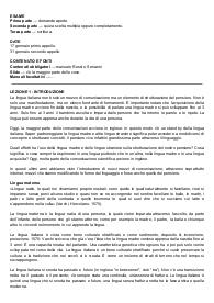 Lingua italiana 1, Prof. Francesca Masiero.