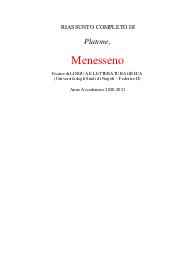 Platone, Menesseno. Opera completa