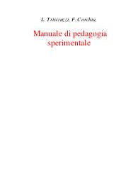 pedagogia-sperimentale-riassunto