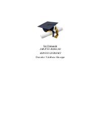 Paniere DIRITTO ROMANO Ecampus