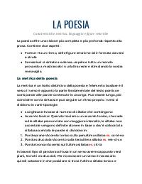 Appunti sulla poesia