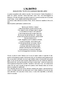 L’ALBATRO-CHARLES BAUDELAIRE.