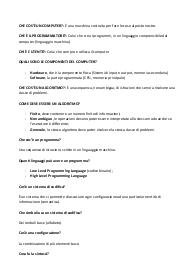 Definizione Basi di Informatica