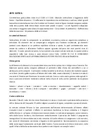 Storia dell'arte - dall'Arte Gotica a Brunelleschi