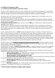 Le politiche di sviluppo in Italia.